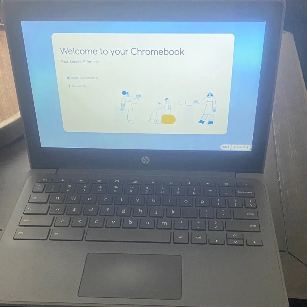 HP Chromebook - Matte Black Finish